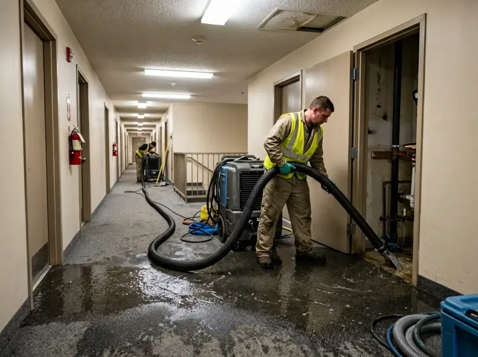 multi-unit-apartment-hallway-f-005 — frequently asked questions, Emergency Burst Pipe Water Extraction & Removal in North Za…